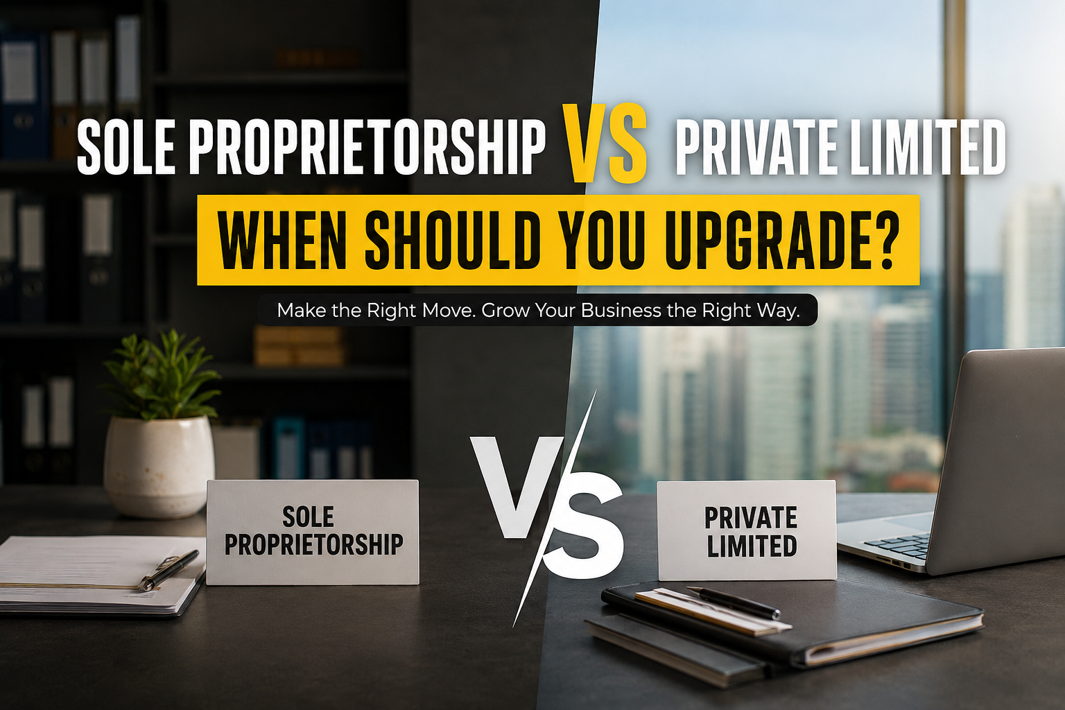 Sole Proprietorship vs Private Limited: When Should You Upgrade?